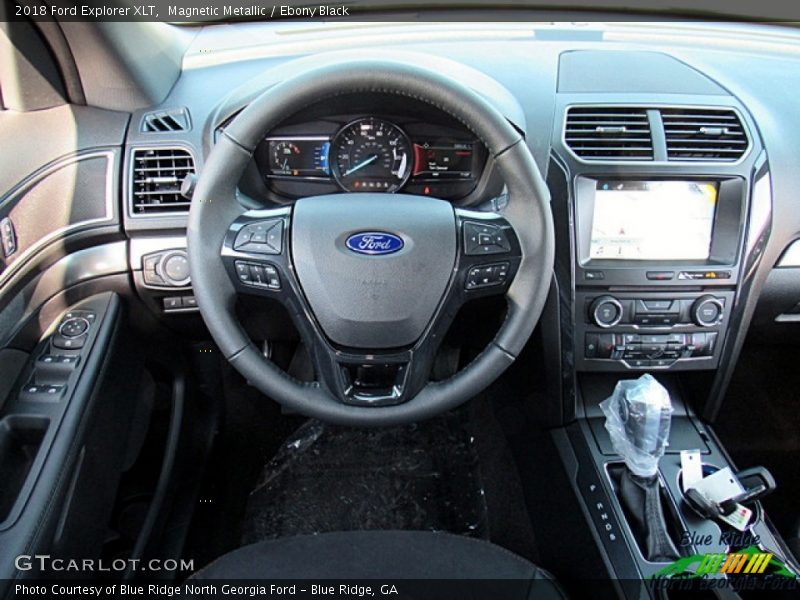 Magnetic Metallic / Ebony Black 2018 Ford Explorer XLT