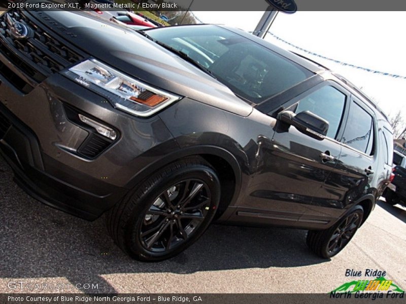 Magnetic Metallic / Ebony Black 2018 Ford Explorer XLT