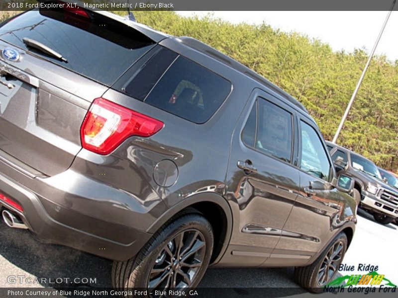 Magnetic Metallic / Ebony Black 2018 Ford Explorer XLT