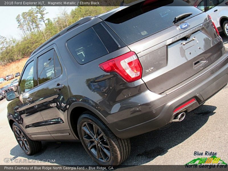 Magnetic Metallic / Ebony Black 2018 Ford Explorer XLT