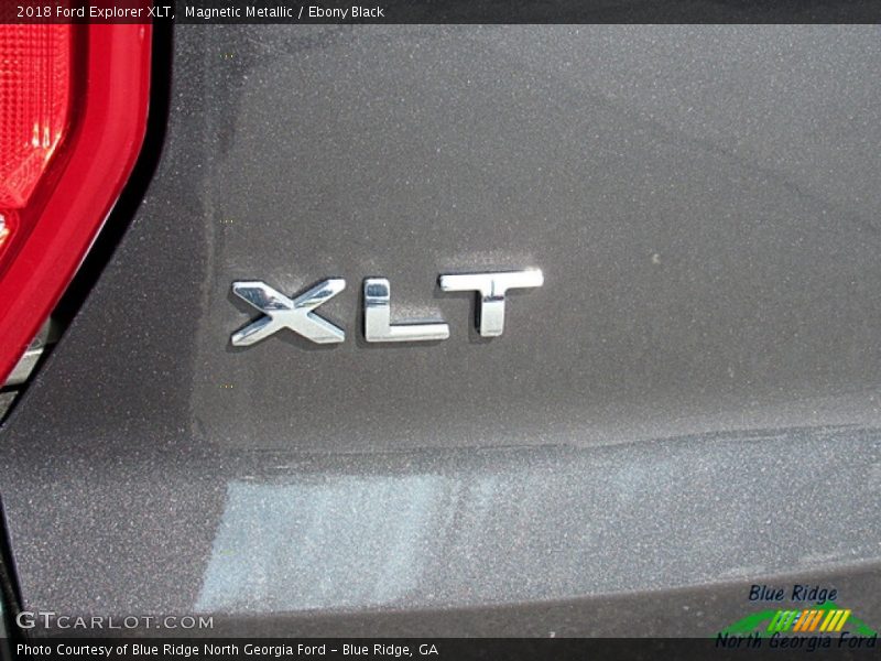 Magnetic Metallic / Ebony Black 2018 Ford Explorer XLT
