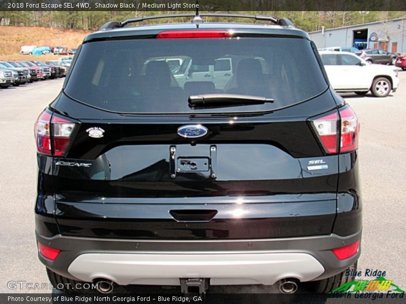 Shadow Black / Medium Light Stone 2018 Ford Escape SEL 4WD