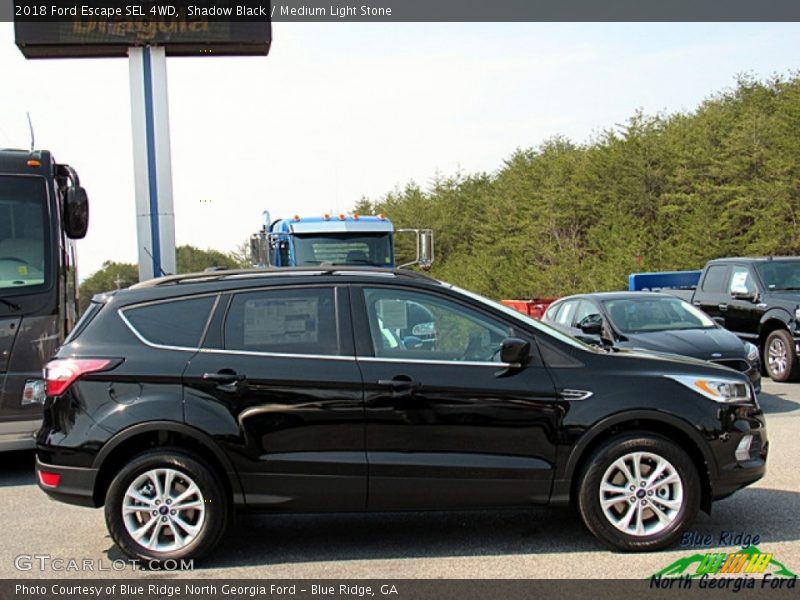 Shadow Black / Medium Light Stone 2018 Ford Escape SEL 4WD