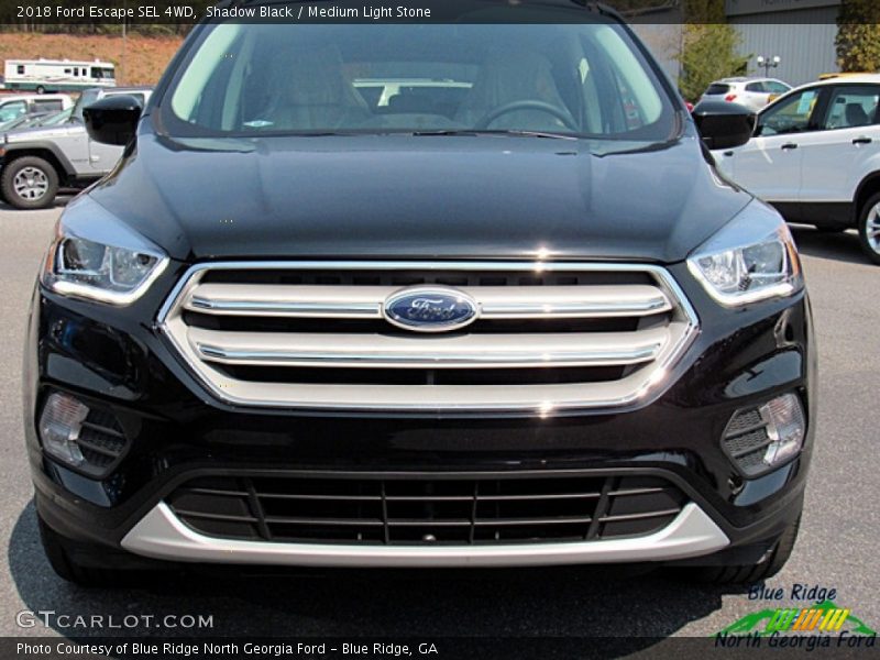 Shadow Black / Medium Light Stone 2018 Ford Escape SEL 4WD