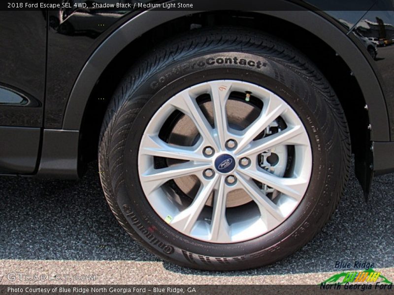 Shadow Black / Medium Light Stone 2018 Ford Escape SEL 4WD