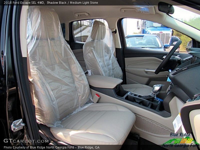 Shadow Black / Medium Light Stone 2018 Ford Escape SEL 4WD