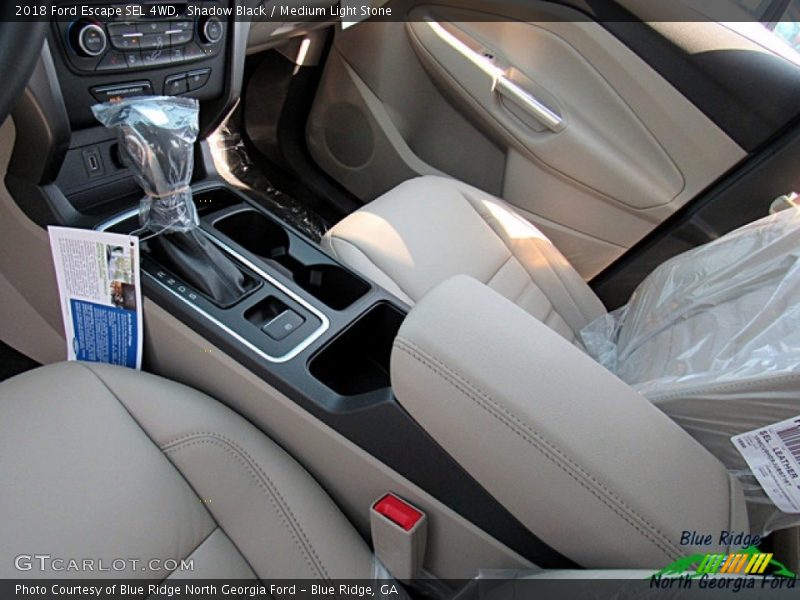 Shadow Black / Medium Light Stone 2018 Ford Escape SEL 4WD