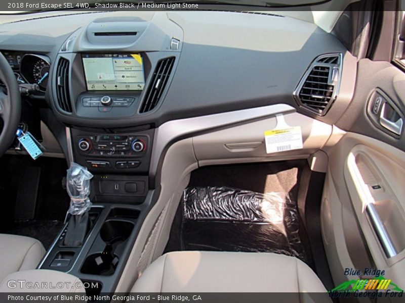 Shadow Black / Medium Light Stone 2018 Ford Escape SEL 4WD