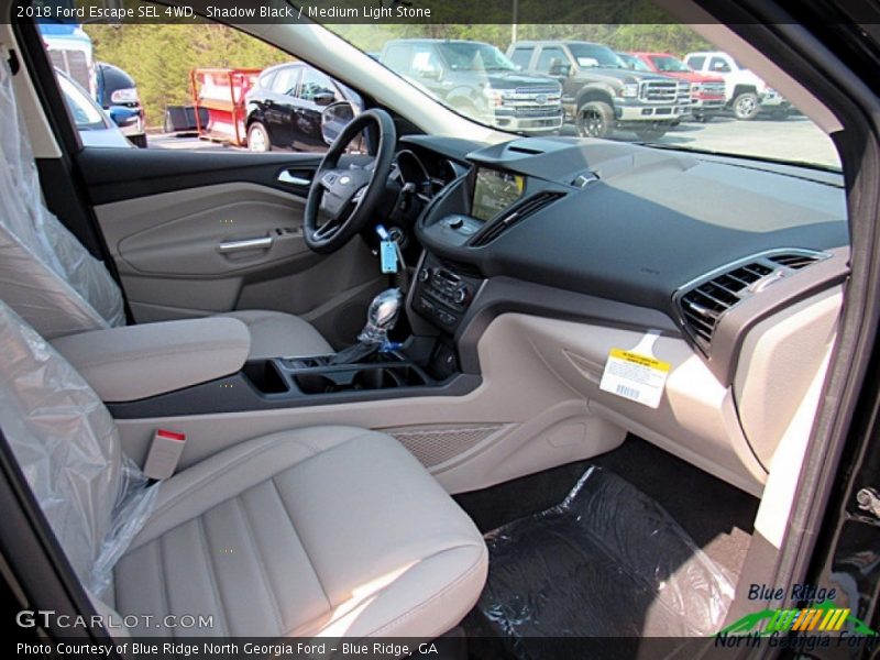 Shadow Black / Medium Light Stone 2018 Ford Escape SEL 4WD