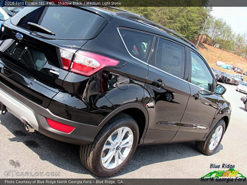 Shadow Black / Medium Light Stone 2018 Ford Escape SEL 4WD