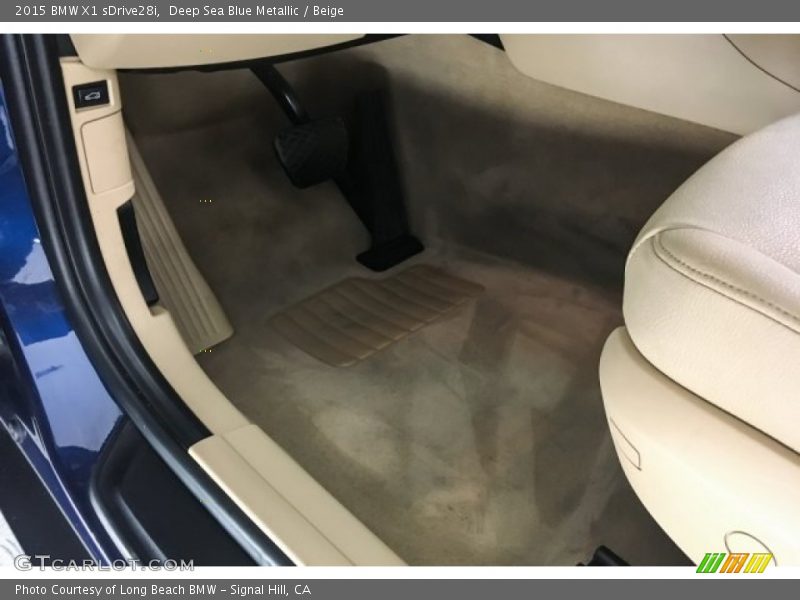 Deep Sea Blue Metallic / Beige 2015 BMW X1 sDrive28i