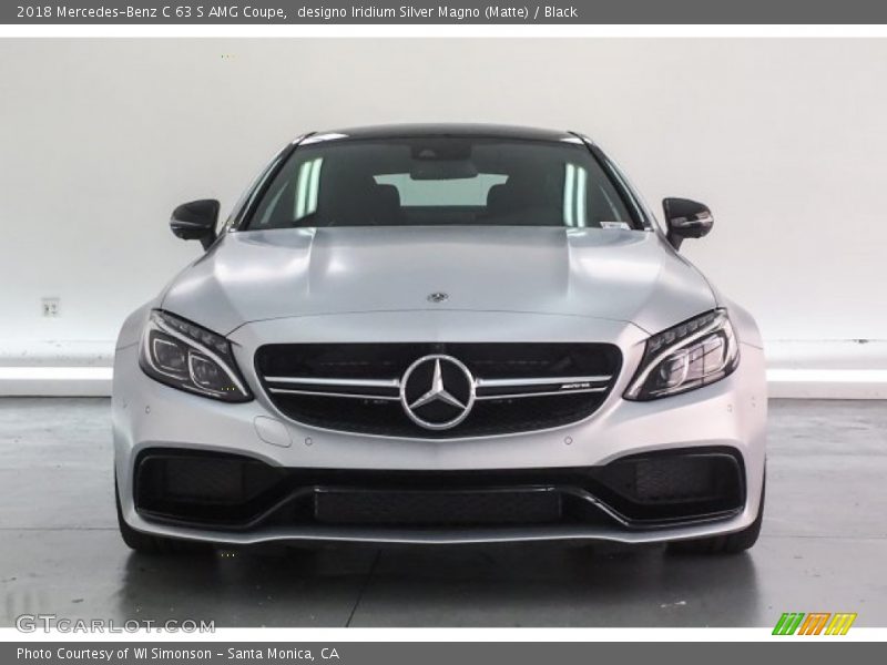 designo Iridium Silver Magno (Matte) / Black 2018 Mercedes-Benz C 63 S AMG Coupe