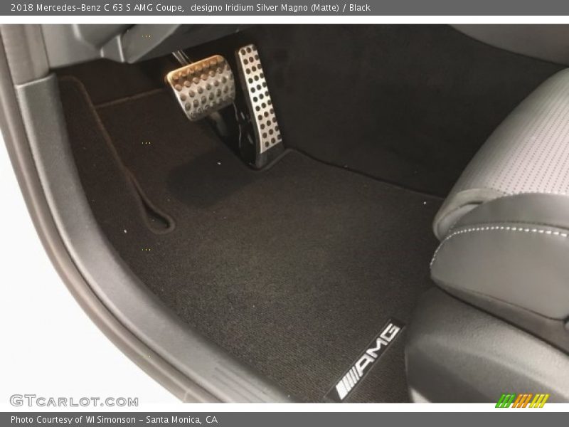 designo Iridium Silver Magno (Matte) / Black 2018 Mercedes-Benz C 63 S AMG Coupe