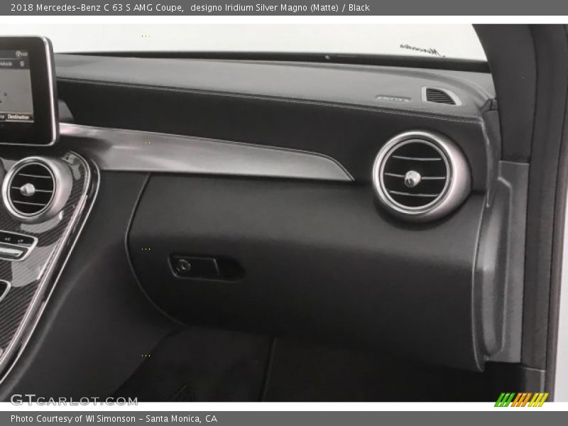 designo Iridium Silver Magno (Matte) / Black 2018 Mercedes-Benz C 63 S AMG Coupe
