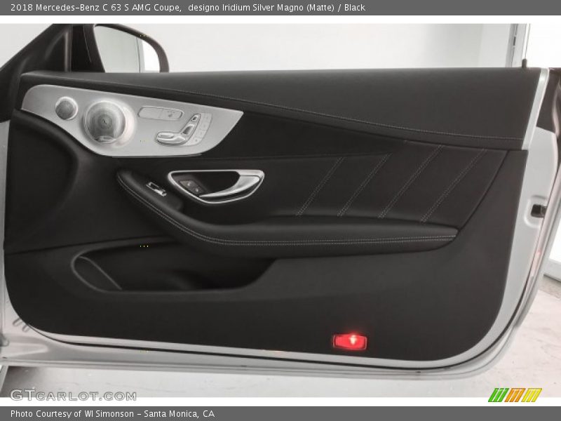 designo Iridium Silver Magno (Matte) / Black 2018 Mercedes-Benz C 63 S AMG Coupe