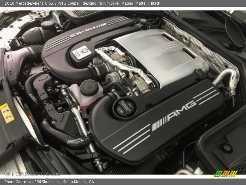  2018 C 63 S AMG Coupe Engine - 4.0 Liter AMG biturbo DOHC 32-Valve VVT V8