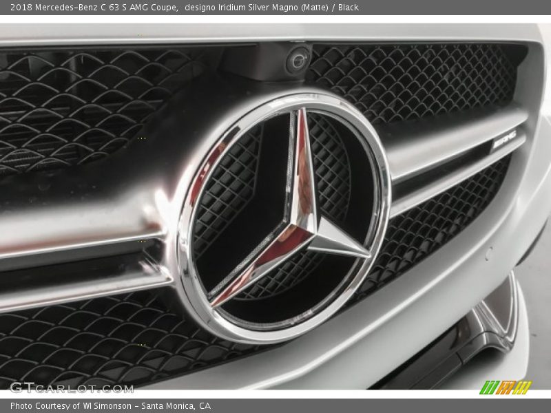 designo Iridium Silver Magno (Matte) / Black 2018 Mercedes-Benz C 63 S AMG Coupe