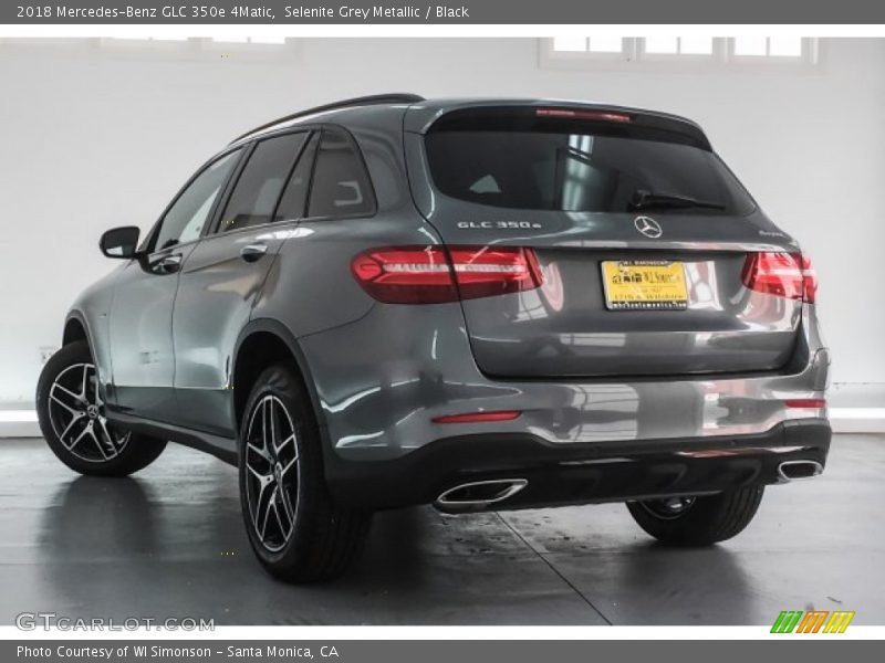 Selenite Grey Metallic / Black 2018 Mercedes-Benz GLC 350e 4Matic