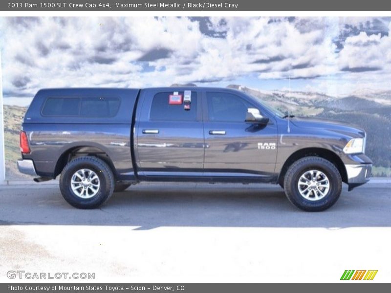 Maximum Steel Metallic / Black/Diesel Gray 2013 Ram 1500 SLT Crew Cab 4x4