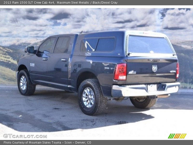 Maximum Steel Metallic / Black/Diesel Gray 2013 Ram 1500 SLT Crew Cab 4x4