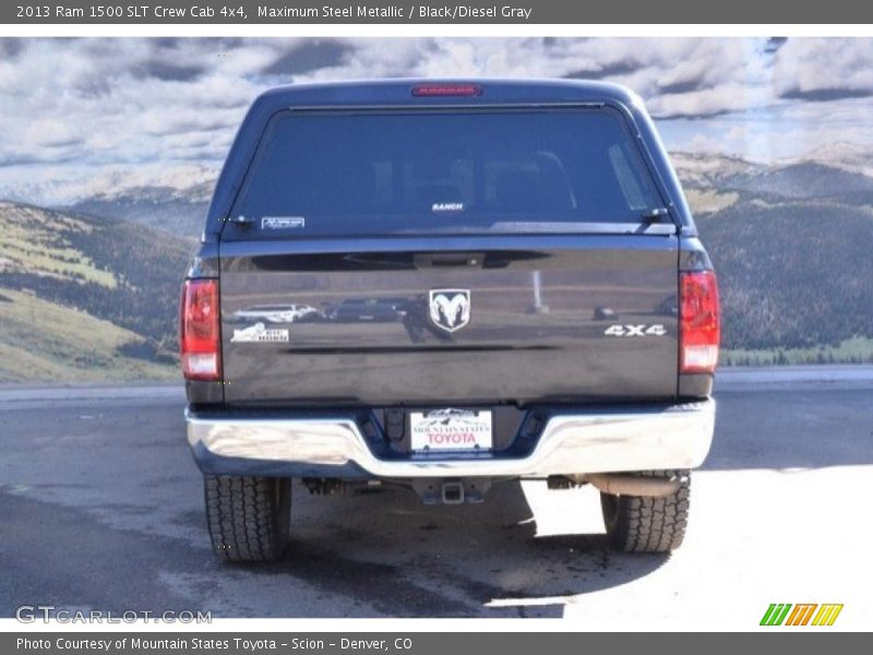 Maximum Steel Metallic / Black/Diesel Gray 2013 Ram 1500 SLT Crew Cab 4x4