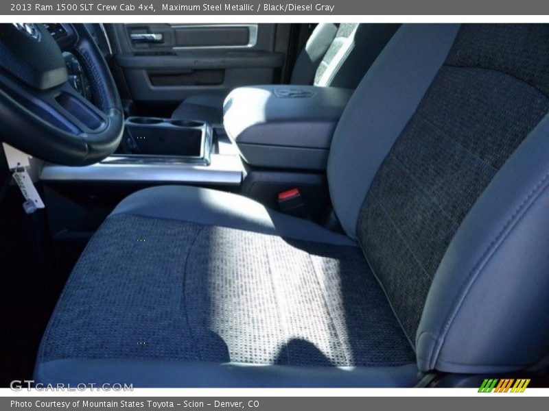 Maximum Steel Metallic / Black/Diesel Gray 2013 Ram 1500 SLT Crew Cab 4x4
