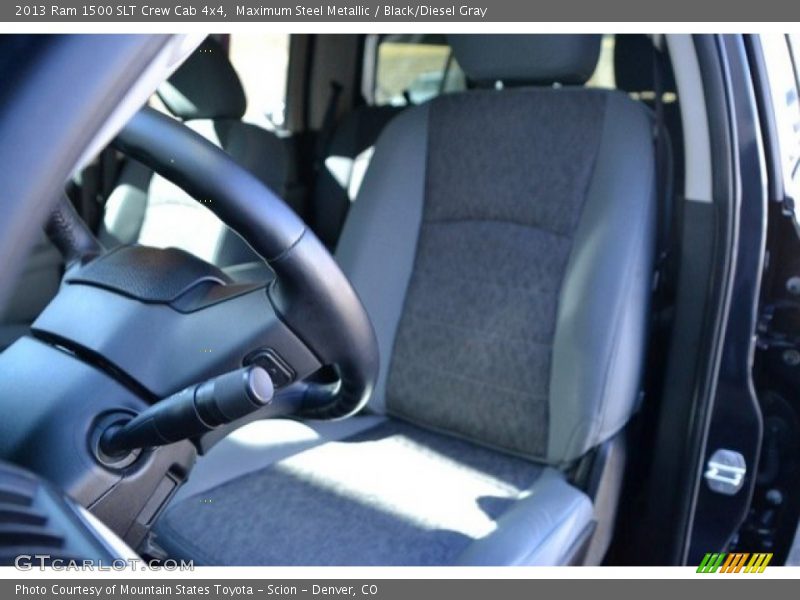 Maximum Steel Metallic / Black/Diesel Gray 2013 Ram 1500 SLT Crew Cab 4x4