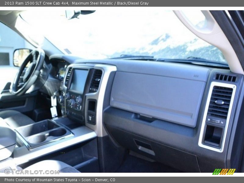 Maximum Steel Metallic / Black/Diesel Gray 2013 Ram 1500 SLT Crew Cab 4x4