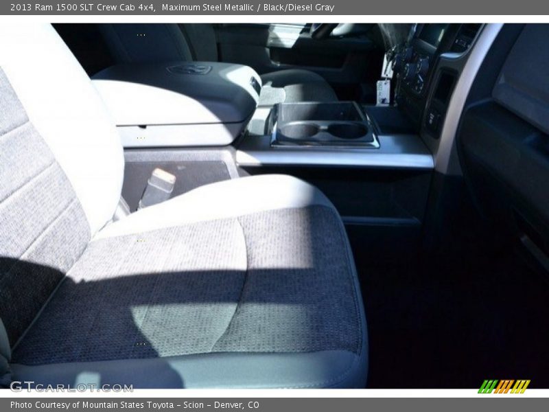 Maximum Steel Metallic / Black/Diesel Gray 2013 Ram 1500 SLT Crew Cab 4x4