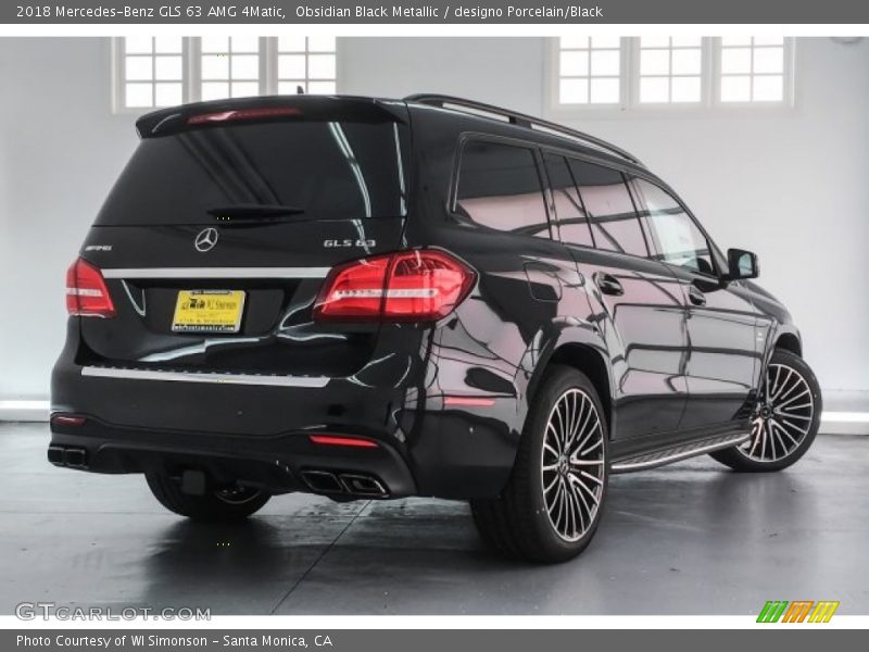 Obsidian Black Metallic / designo Porcelain/Black 2018 Mercedes-Benz GLS 63 AMG 4Matic