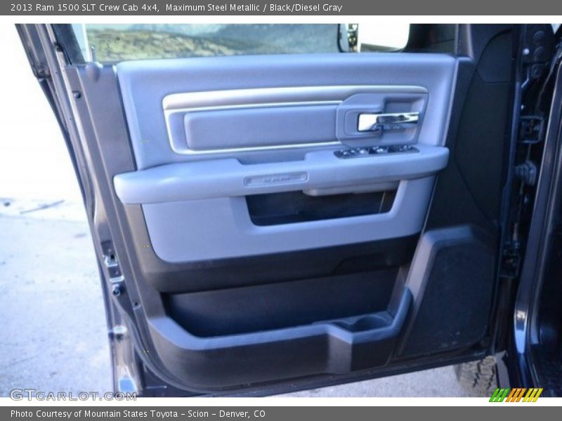 Maximum Steel Metallic / Black/Diesel Gray 2013 Ram 1500 SLT Crew Cab 4x4