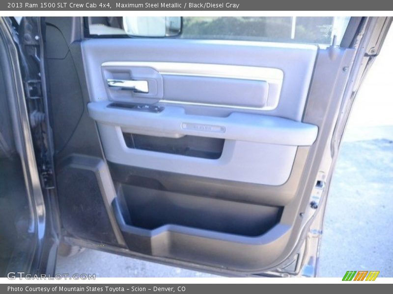 Maximum Steel Metallic / Black/Diesel Gray 2013 Ram 1500 SLT Crew Cab 4x4