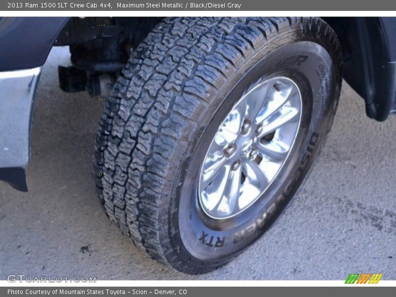 Maximum Steel Metallic / Black/Diesel Gray 2013 Ram 1500 SLT Crew Cab 4x4