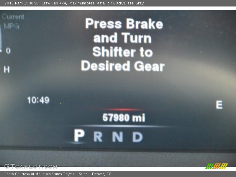 Maximum Steel Metallic / Black/Diesel Gray 2013 Ram 1500 SLT Crew Cab 4x4