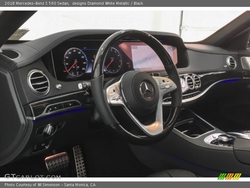 designo Diamond White Metallic / Black 2018 Mercedes-Benz S 560 Sedan
