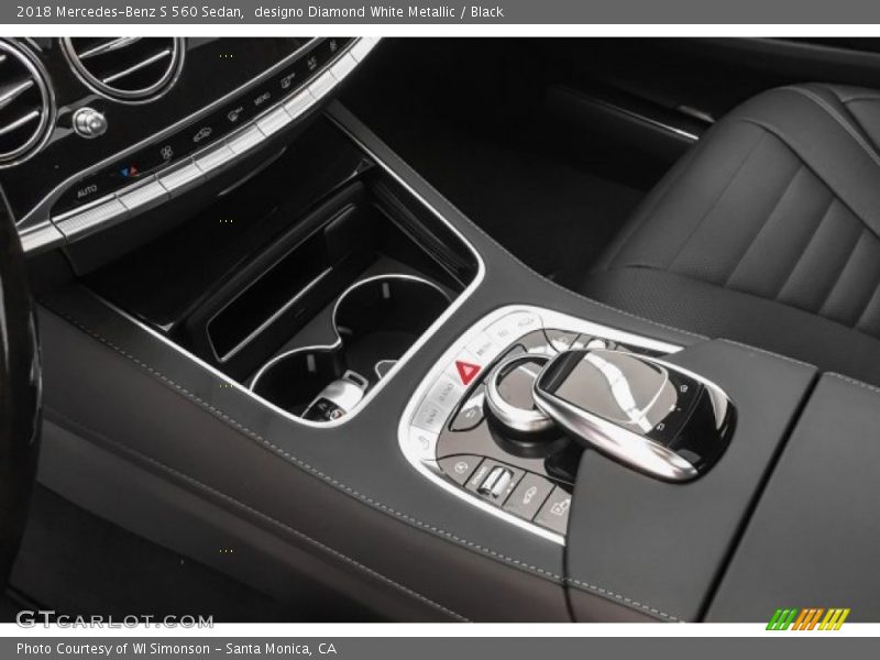 designo Diamond White Metallic / Black 2018 Mercedes-Benz S 560 Sedan