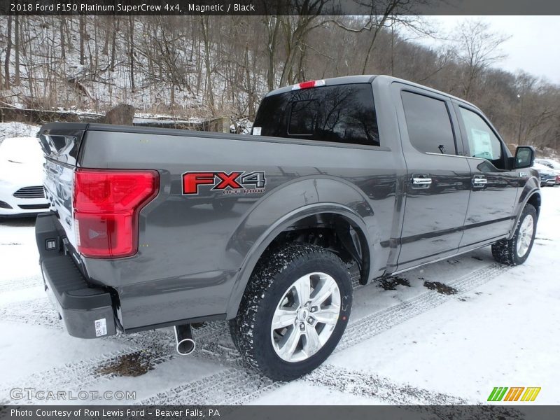 Magnetic / Black 2018 Ford F150 Platinum SuperCrew 4x4