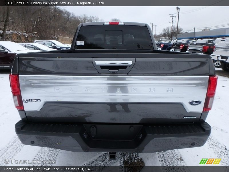 Magnetic / Black 2018 Ford F150 Platinum SuperCrew 4x4