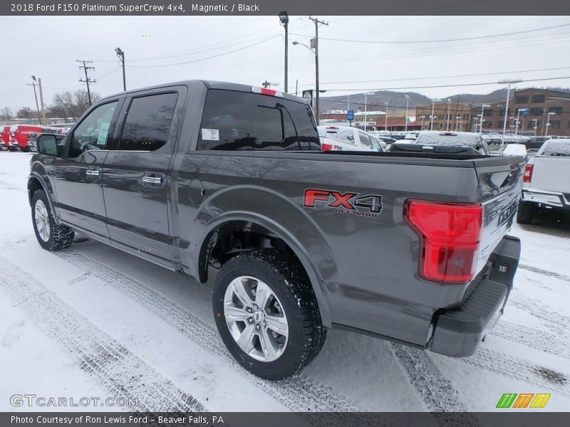 Magnetic / Black 2018 Ford F150 Platinum SuperCrew 4x4