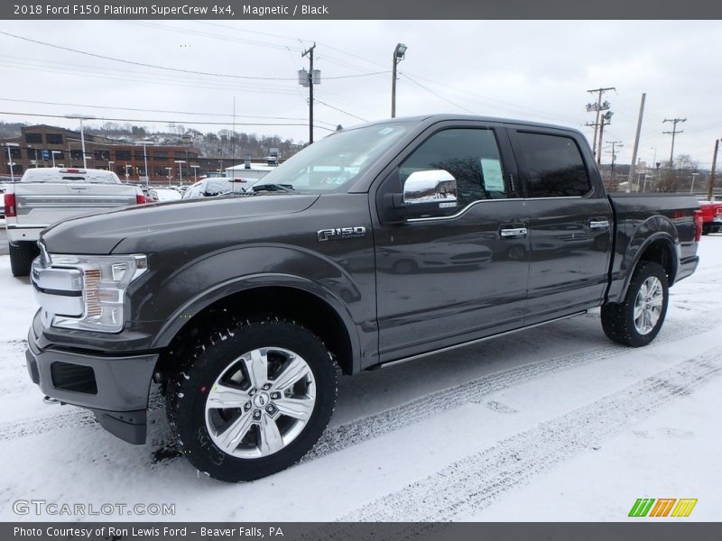 Magnetic / Black 2018 Ford F150 Platinum SuperCrew 4x4