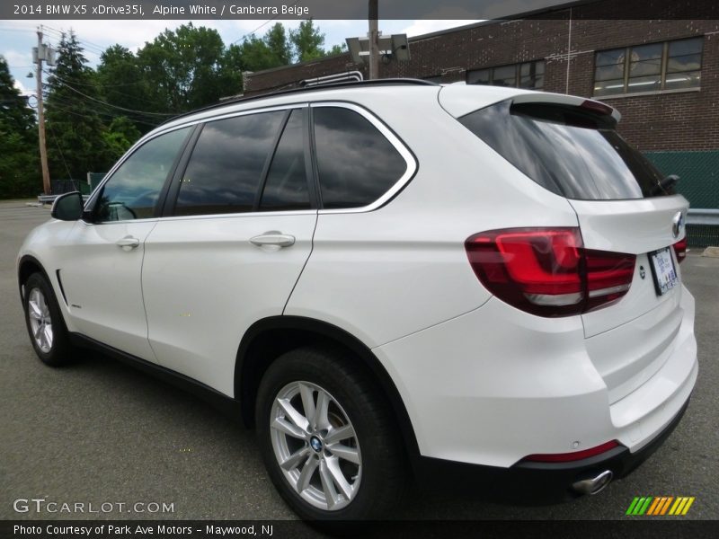 Alpine White / Canberra Beige 2014 BMW X5 xDrive35i