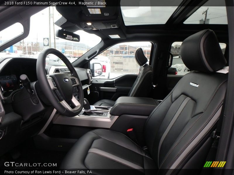 Magnetic / Black 2018 Ford F150 Platinum SuperCrew 4x4