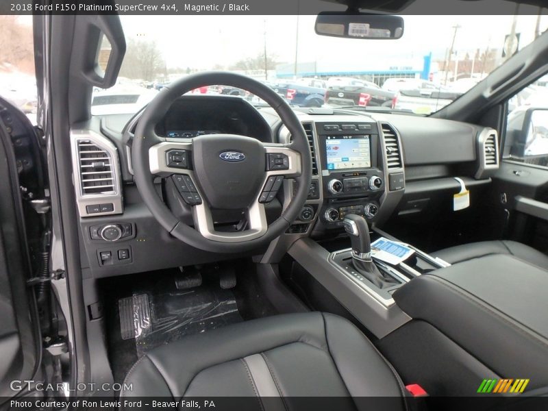 Magnetic / Black 2018 Ford F150 Platinum SuperCrew 4x4