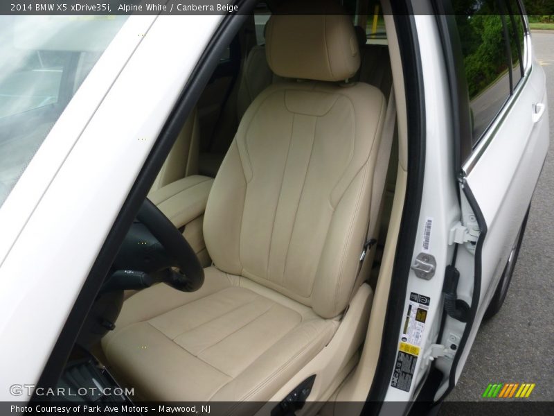 Alpine White / Canberra Beige 2014 BMW X5 xDrive35i