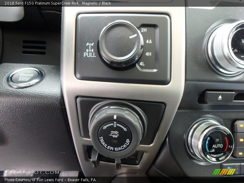 Magnetic / Black 2018 Ford F150 Platinum SuperCrew 4x4