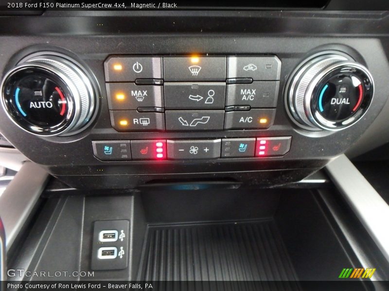 Magnetic / Black 2018 Ford F150 Platinum SuperCrew 4x4