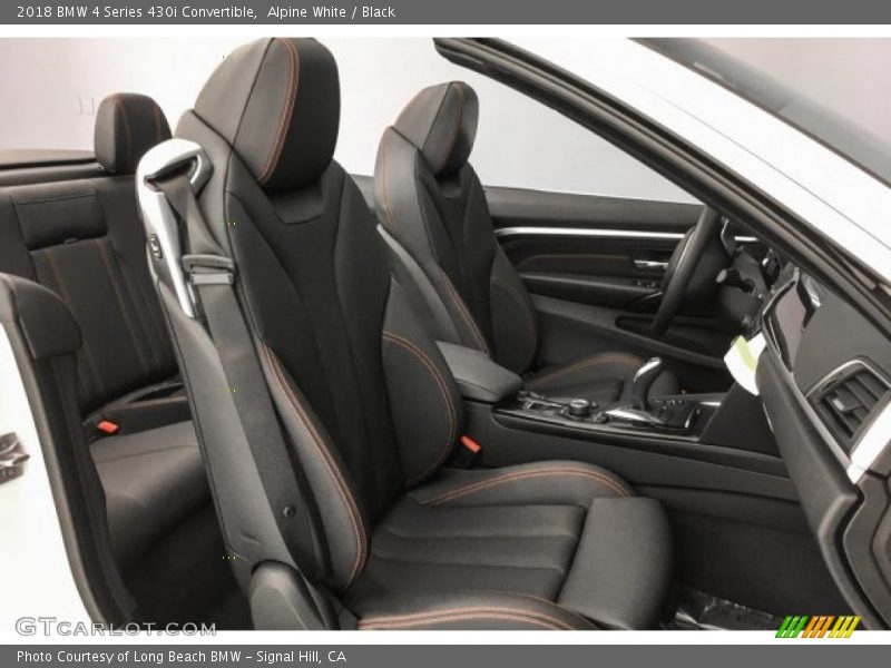 Alpine White / Black 2018 BMW 4 Series 430i Convertible