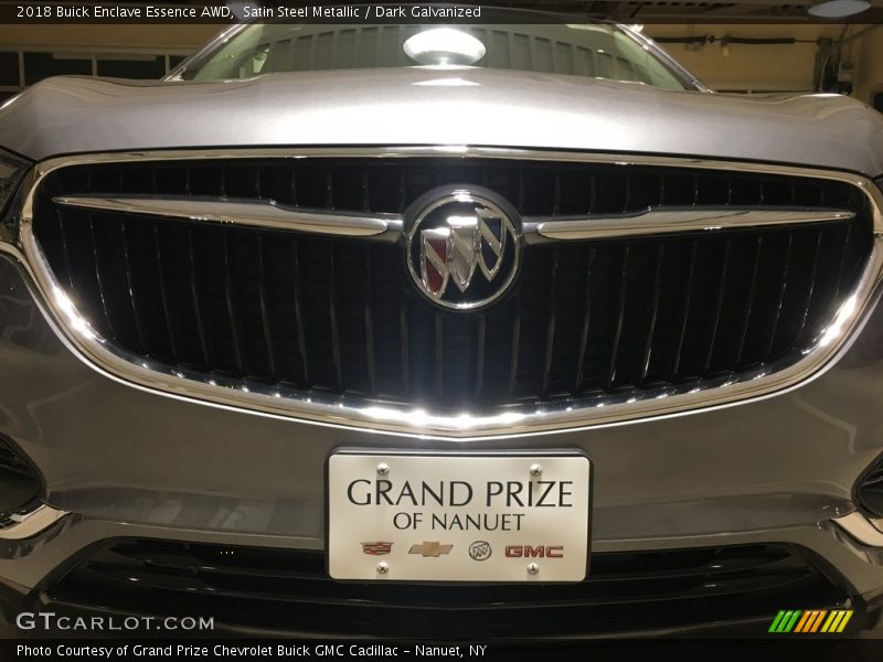 Satin Steel Metallic / Dark Galvanized 2018 Buick Enclave Essence AWD