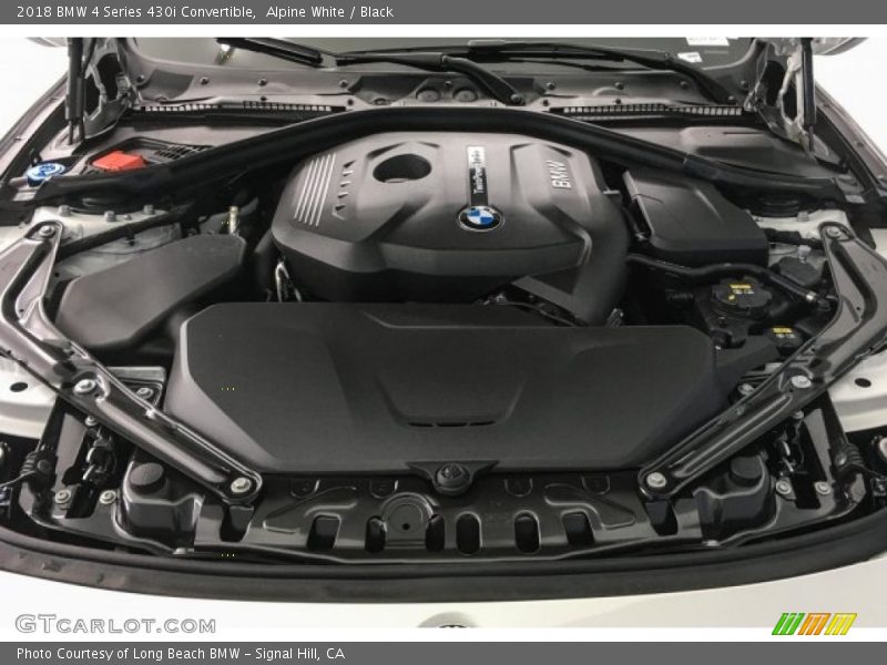Alpine White / Black 2018 BMW 4 Series 430i Convertible