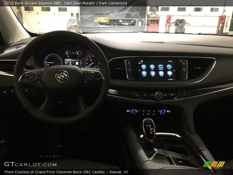 Satin Steel Metallic / Dark Galvanized 2018 Buick Enclave Essence AWD